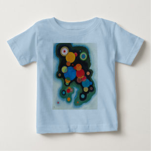 Deepened Impulse Abstract Oil on Canvas Kandinsky Baby T-Shirt
