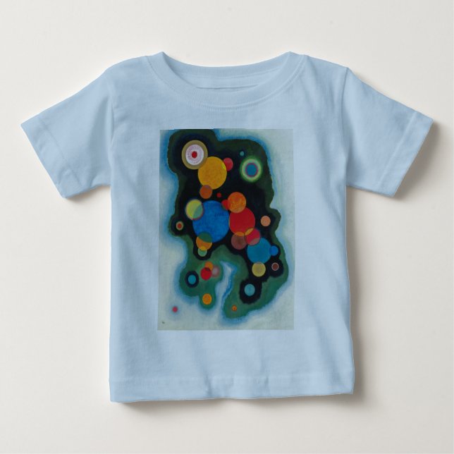 Deepened Impulse Abstract Oil on Canvas Kandinsky Baby T-Shirt (Front)