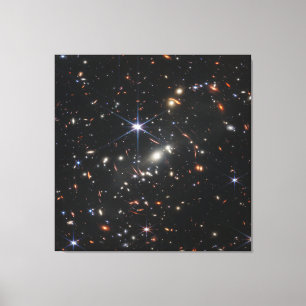 Deepest Infrared Image of the Universe   JWST Canvas Print