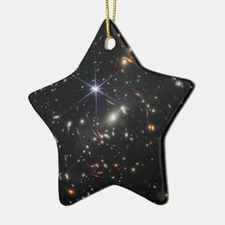 Deepest Infrared Image of the Universe | JWST Ceramic Tree Decoration
