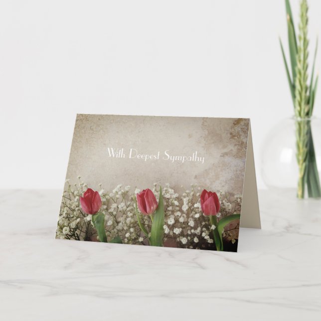 Deepest Sympathy Card (Front)