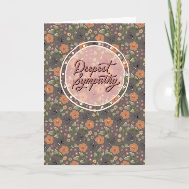 Deepest Sympathy Card (Front)