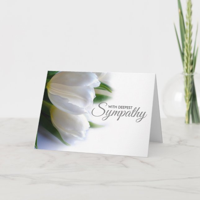 Deepest Sympathy Condolence Card (Front)