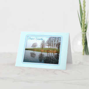 Deepest Sympathy Reflections of Nature Card