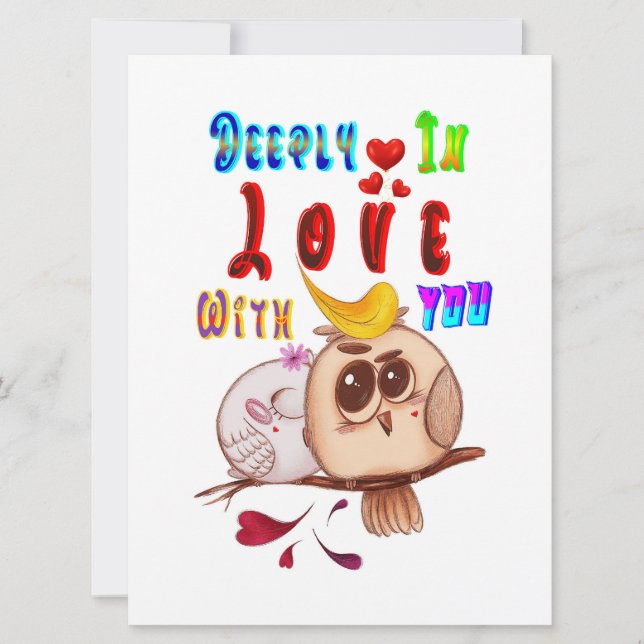 Deeply In Love With You Card (Front)