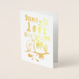 Deeply In Love With You Foil Card