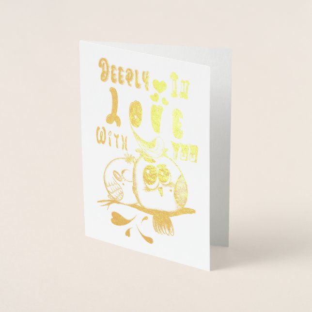 Deeply In Love With You Foil Card (Front)