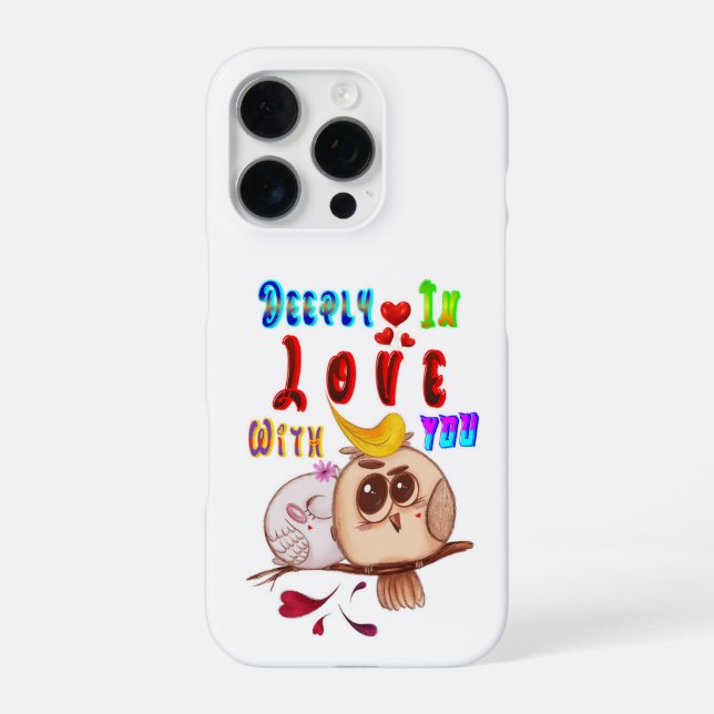 Deeply In Love With You iPhone Case (Back)