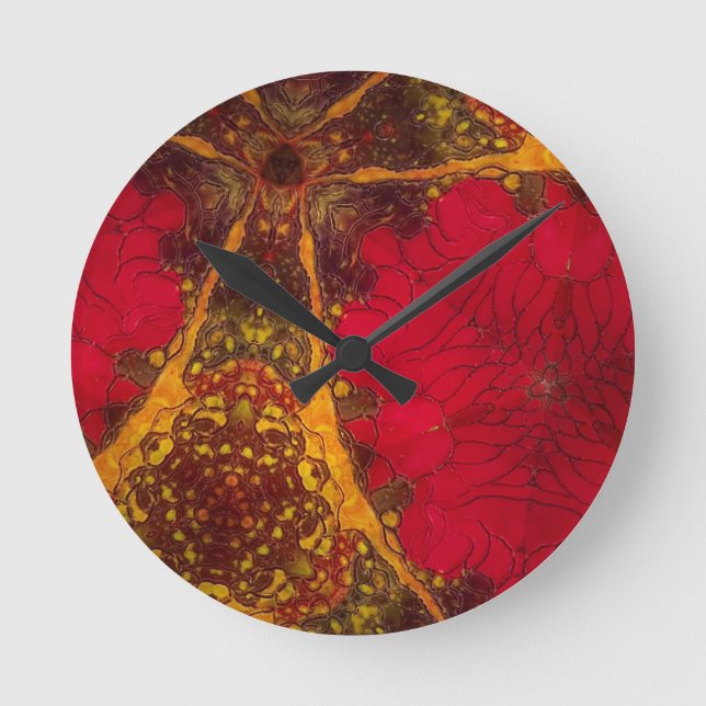 Deeply Passionate Round Clock (Front)