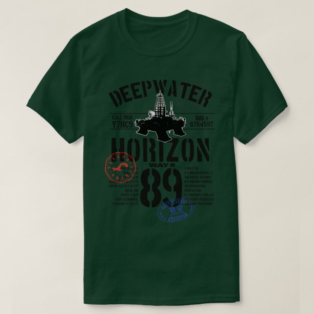 Deepwater Horizon T-Shirt (Design Front)