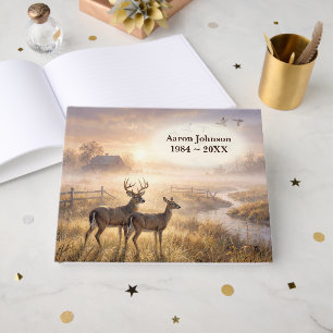 Deer and Ducks in Morning Mist Guest Book