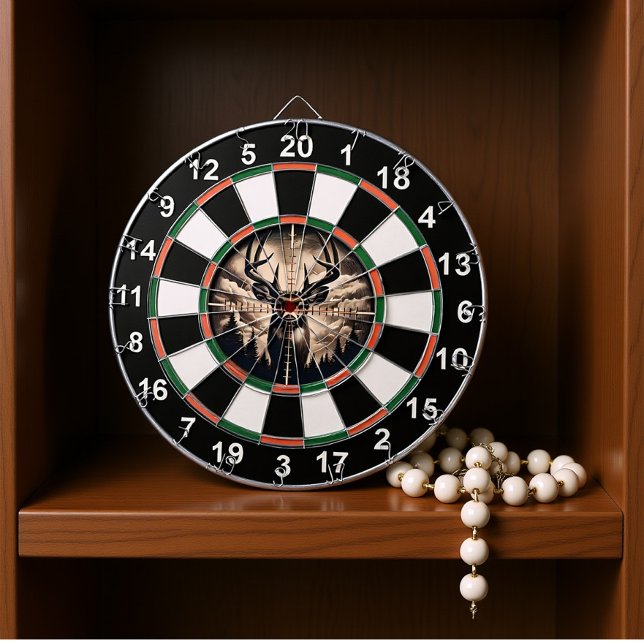 Deer and Forest Target Artwork Design Dartboard (Creator Uploaded)