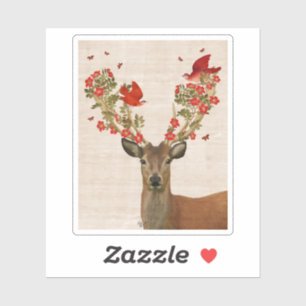Deer and Love Birds