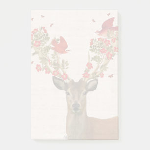 Deer and Love Birds Post-it Notes