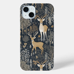 Deer and Trees Winter Phone Case
