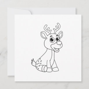 Deer Animal Fawn Baby Young Animal Cute Postcard