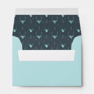Deer Antlers Arrows Christmas Pattern V2 Tl ID861 Envelope