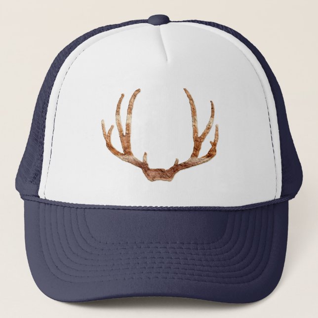 deer antlers deer hunter hat cap design (Front)