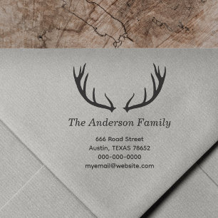 Deer Antlers Self-inking Stamp