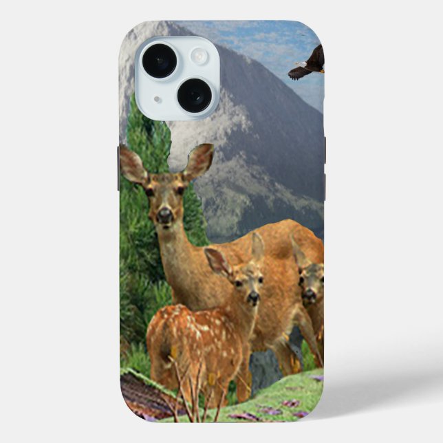 Deer art Case-Mate iPhone case (Back)