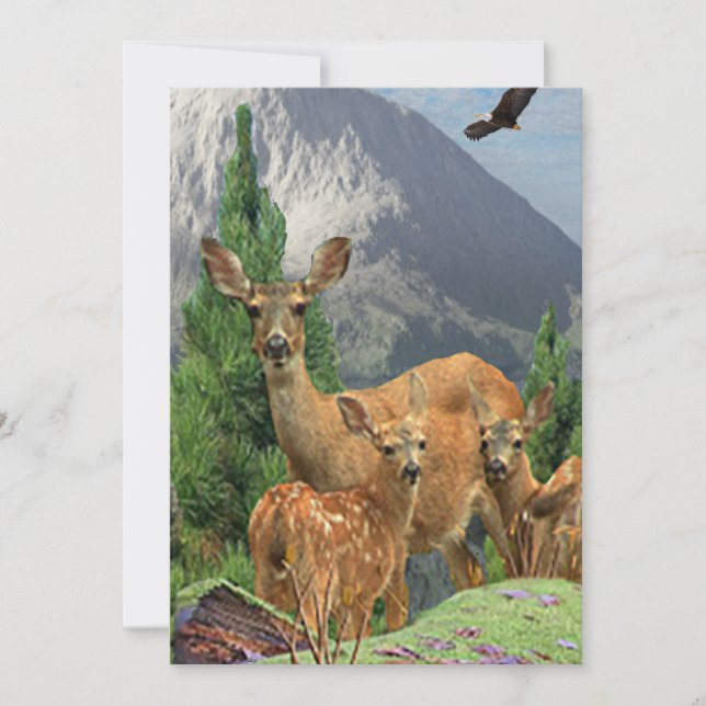 Deer ARt Invitation (Front)