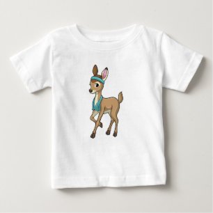 Deer at Fitness with Towel Baby T-Shirt