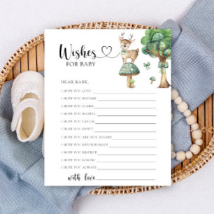 Deer baby shower - Wishes for baby