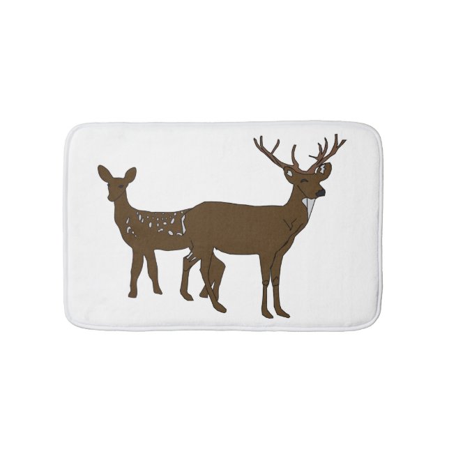 Deer Bath Mat (Front)