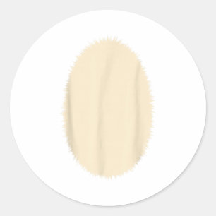 Deer Belly Costume Funny Reindeer Sven Adult Cute  Classic Round Sticker