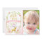 Deer birthday invite Girl Pink Gold Woodland Party