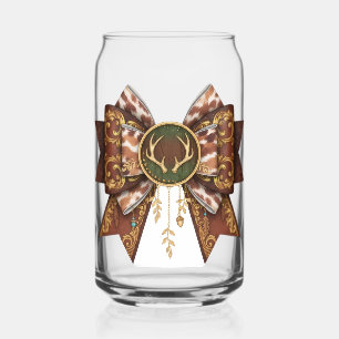 deer bow style can glass
