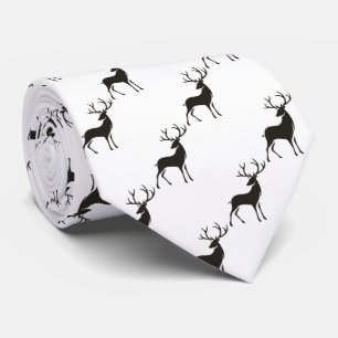 Deer Buck Hunter Tie