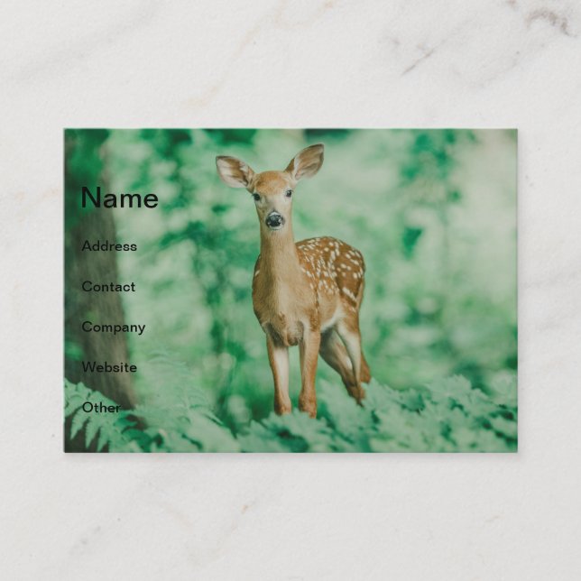 Deer Business Card (Front)