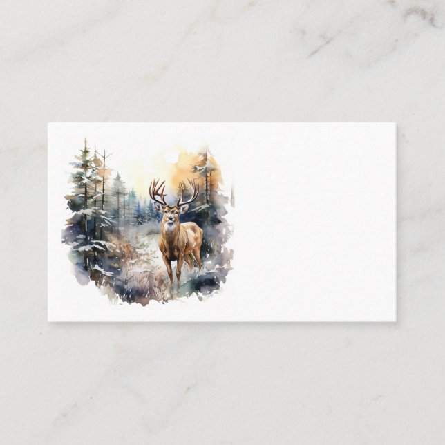 Deer Business Cards (Front)