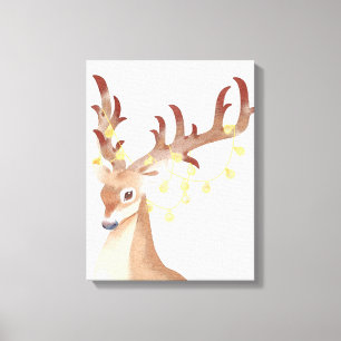 Deer Canvas painting  Print