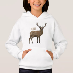 Deer cartoon illustration