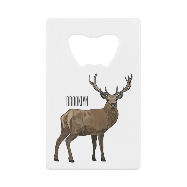 Deer cartoon illustration (Front)