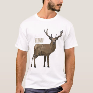 Deer cartoon illustration T-Shirt