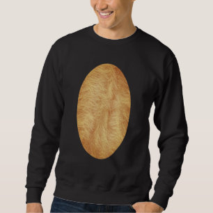 Deer Chest Costume Reindeer Belly Skin Pattern Sweatshirt