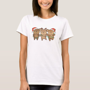 Deer Christmas Christmas Animals Cute Deer T-Shirt