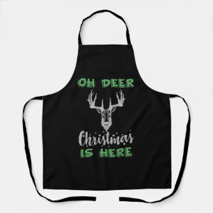 deer christmas deer reindeer Christmas antlers Apron