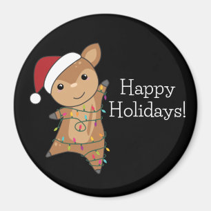 Deer Christmas Deer Winter Animals Magnet