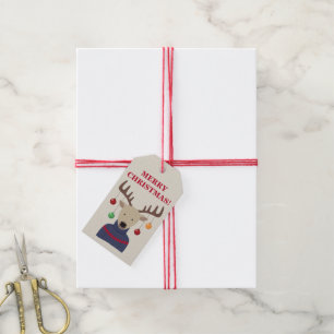 Deer Christmas Gift Tags