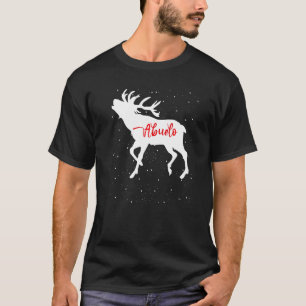 Deer Christmas Matching Family Abuelo Pyjamas Chri T-Shirt