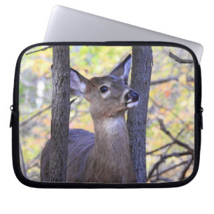 Deer Close-Up Laptop Sleeve