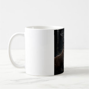 Deer Couple Starry Night Coffee Mug