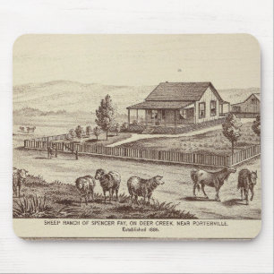 Deer Creek sheep ranches Mouse Pad