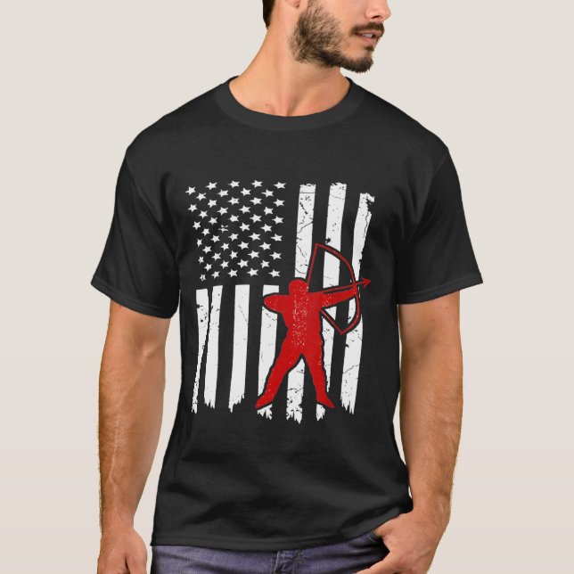 Deer Crossbow Hunt Tee 2020 Whitetail Hunter Arche (Front)