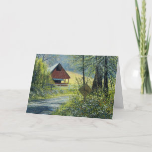 "Deer Crossing" Blank Note Card
