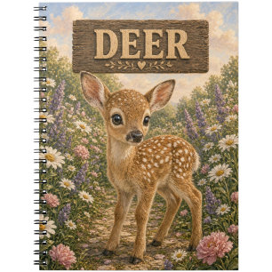 Deer Cute Baby Storybook Nursery Animal Notebook